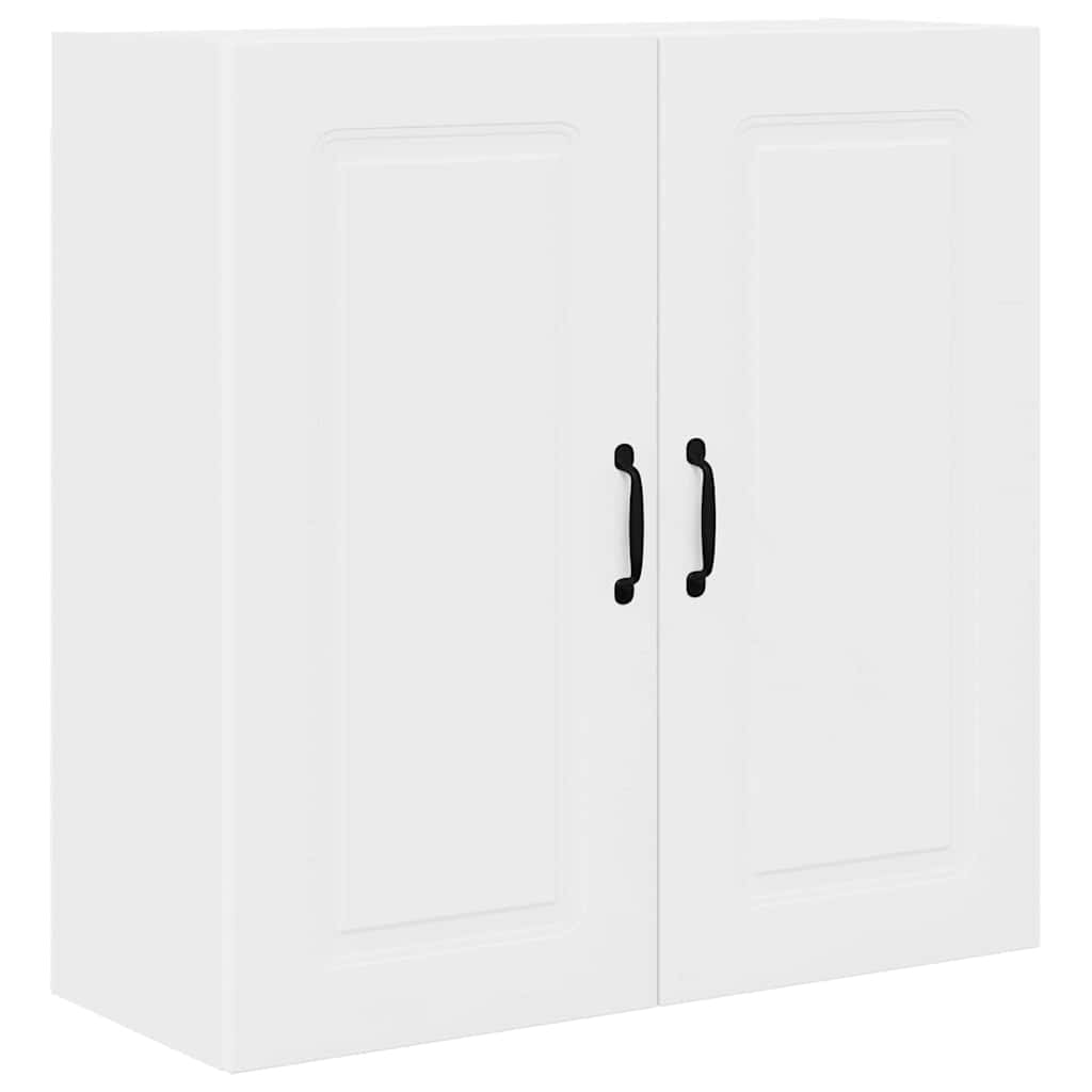Küchenhängeschrank mit Regal Weiß 80 x 31 x 80 cm Holzwerkstoff